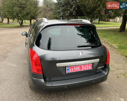 Сірий Пежо 308, об'ємом двигуна 1.6 л та пробігом 194 тис. км за 5650 $, фото 25 на Automoto.ua