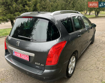 Сірий Пежо 308, об'ємом двигуна 1.6 л та пробігом 194 тис. км за 5650 $, фото 26 на Automoto.ua