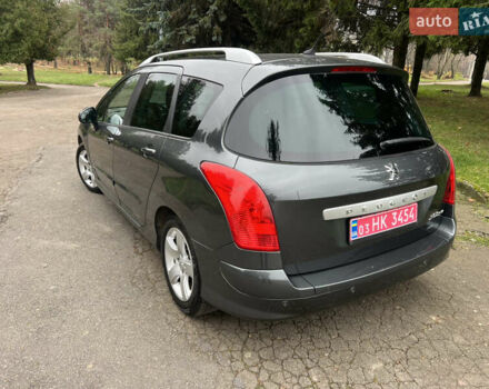 Сірий Пежо 308, об'ємом двигуна 1.6 л та пробігом 194 тис. км за 5650 $, фото 9 на Automoto.ua