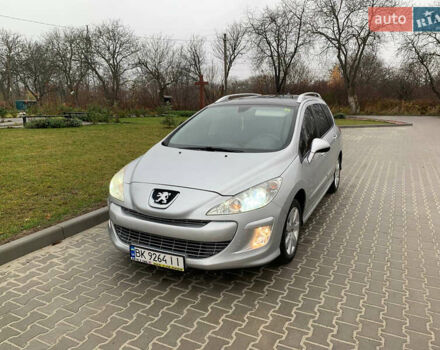 Сірий Пежо 308, об'ємом двигуна 1.56 л та пробігом 190 тис. км за 6800 $, фото 1 на Automoto.ua