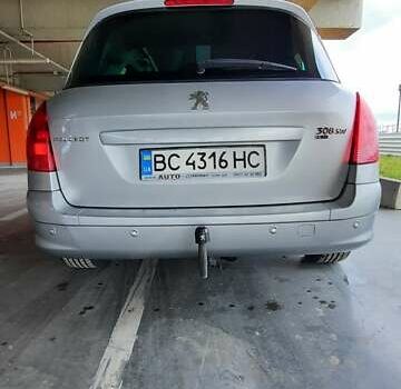 Серый Пежо 308, объемом двигателя 1.6 л и пробегом 254 тыс. км за 8500 $, фото 6 на Automoto.ua