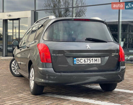 Пежо 308 2011 в Львове на Automoto.ua Серый Пежо 308, объемом двигателя 1.56 л и пробегом 278 тыс. км за 5490 $, фото 10 на Automoto.ua