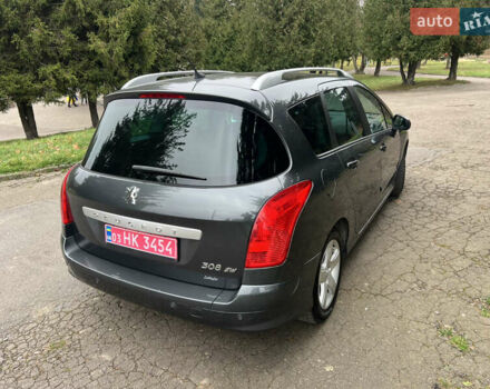 Сірий Пежо 308, об'ємом двигуна 1.6 л та пробігом 194 тис. км за 5650 $, фото 7 на Automoto.ua