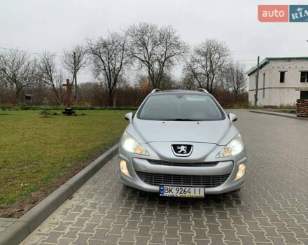 Сірий Пежо 308, об'ємом двигуна 1.56 л та пробігом 190 тис. км за 6800 $, фото 2 на Automoto.ua