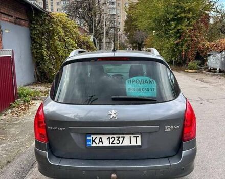 Пежо 308 2011 в Белой Церкве на Automoto.ua Серый Пежо 308, объемом двигателя 1.56 л и пробегом 258 тыс. км за 7000 $, фото 4 на Automoto.ua