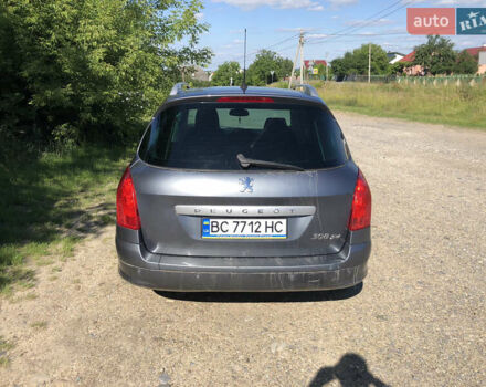 Серый Пежо 308, объемом двигателя 1.6 л и пробегом 189 тыс. км за 6300 $, фото 7 на Automoto.ua