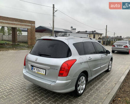 Сірий Пежо 308, об'ємом двигуна 1.56 л та пробігом 190 тис. км за 6800 $, фото 11 на Automoto.ua