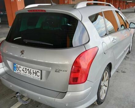 Серый Пежо 308, объемом двигателя 1.6 л и пробегом 254 тыс. км за 8500 $, фото 5 на Automoto.ua