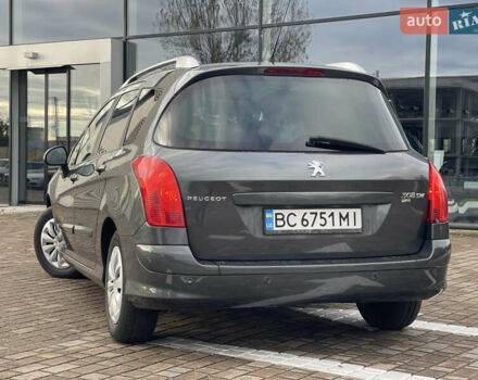 Сірий Пежо 308, об'ємом двигуна 1.56 л та пробігом 275 тис. км за 4999 $, фото 8 на Automoto.ua