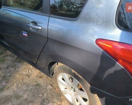 Серый Пежо 308, объемом двигателя 1.56 л и пробегом 200 тыс. км за 6950 $, фото 5 на Automoto.ua