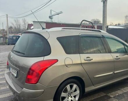 Серый Пежо 308, объемом двигателя 1.6 л и пробегом 143 тыс. км за 5500 $, фото 13 на Automoto.ua