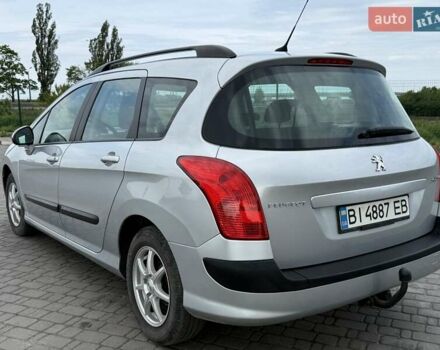 Серый Пежо 308, объемом двигателя 1.6 л и пробегом 160 тыс. км за 6500 $, фото 18 на Automoto.ua