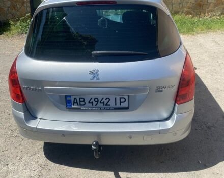 Серый Пежо 308, объемом двигателя 1.6 л и пробегом 265 тыс. км за 7300 $, фото 2 на Automoto.ua