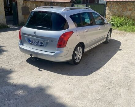 Серый Пежо 308, объемом двигателя 1.6 л и пробегом 265 тыс. км за 7300 $, фото 3 на Automoto.ua