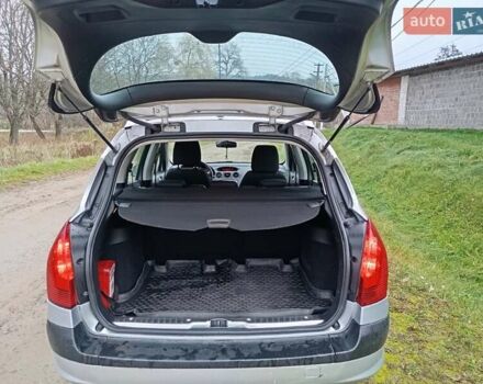 Серый Пежо 308, объемом двигателя 1.6 л и пробегом 245 тыс. км за 6000 $, фото 19 на Automoto.ua