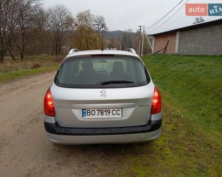 Серый Пежо 308, объемом двигателя 1.6 л и пробегом 245 тыс. км за 6000 $, фото 17 на Automoto.ua