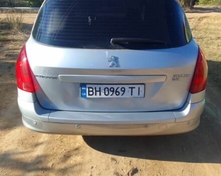 Серый Пежо 308, объемом двигателя 1.6 л и пробегом 208 тыс. км за 6500 $, фото 3 на Automoto.ua