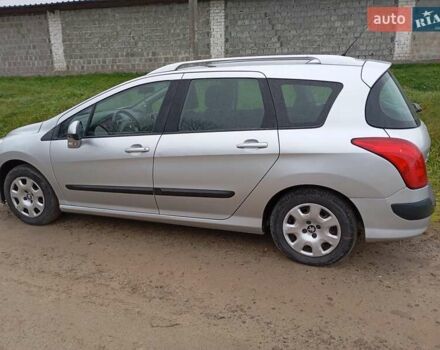 Серый Пежо 308, объемом двигателя 1.6 л и пробегом 245 тыс. км за 6000 $, фото 23 на Automoto.ua