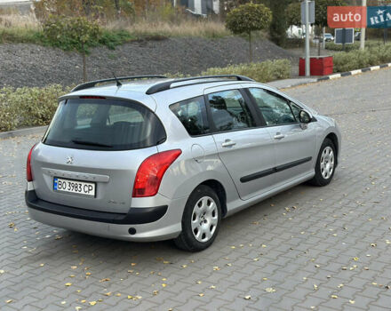 Сірий Пежо 308, об'ємом двигуна 1.6 л та пробігом 278 тис. км за 5999 $, фото 7 на Automoto.ua