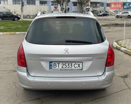 Сірий Пежо 308, об'ємом двигуна 1.56 л та пробігом 288 тис. км за 6200 $, фото 6 на Automoto.ua