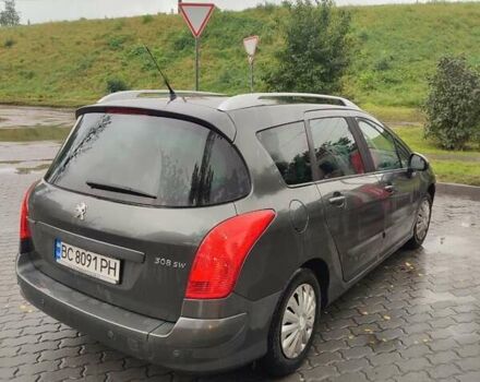 Серый Пежо 308, объемом двигателя 1.6 л и пробегом 240 тыс. км за 5300 $, фото 3 на Automoto.ua
