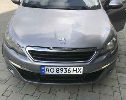 Серый Пежо 308, объемом двигателя 1.56 л и пробегом 261 тыс. км за 7700 $, фото 2 на Automoto.ua