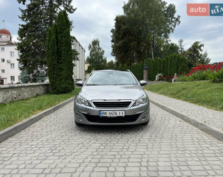 Сірий Пежо 308, об'ємом двигуна 1.56 л та пробігом 217 тис. км за 9199 $, фото 1 на Automoto.ua