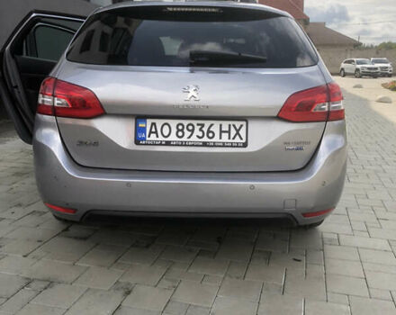 Серый Пежо 308, объемом двигателя 1.56 л и пробегом 261 тыс. км за 7700 $, фото 1 на Automoto.ua