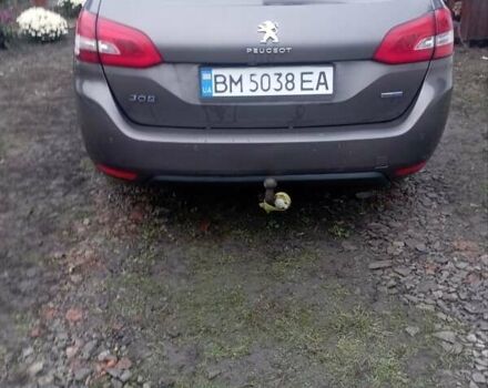 Сірий Пежо 308, об'ємом двигуна 1.6 л та пробігом 370 тис. км за 8450 $, фото 4 на Automoto.ua