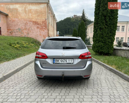 Сірий Пежо 308, об'ємом двигуна 1.56 л та пробігом 217 тис. км за 9199 $, фото 9 на Automoto.ua