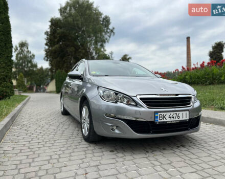 Сірий Пежо 308, об'ємом двигуна 1.56 л та пробігом 217 тис. км за 9199 $, фото 15 на Automoto.ua