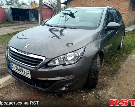 Серый Пежо 308, объемом двигателя 1.6 л и пробегом 245 тыс. км за 8500 $, фото 1 на Automoto.ua