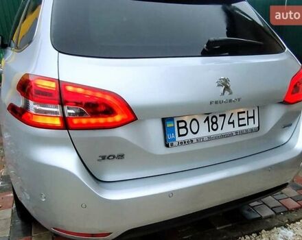 Сірий Пежо 308, об'ємом двигуна 1.56 л та пробігом 222 тис. км за 10500 $, фото 2 на Automoto.ua