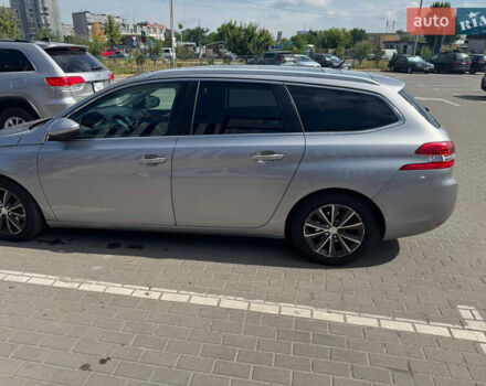 Серый Пежо 308, объемом двигателя 1.56 л и пробегом 106 тыс. км за 9200 $, фото 1 на Automoto.ua