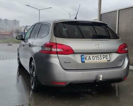 Серый Пежо 308, объемом двигателя 1.56 л и пробегом 239 тыс. км за 10200 $, фото 4 на Automoto.ua