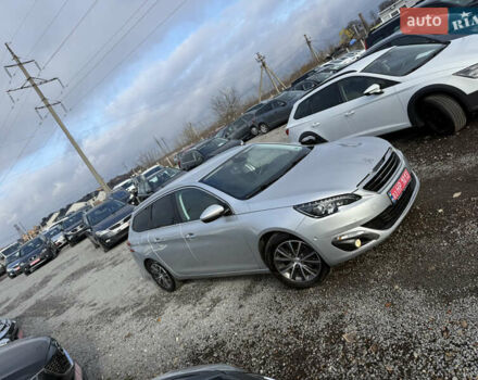 Серый Пежо 308, объемом двигателя 2 л и пробегом 182 тыс. км за 12999 $, фото 1 на Automoto.ua