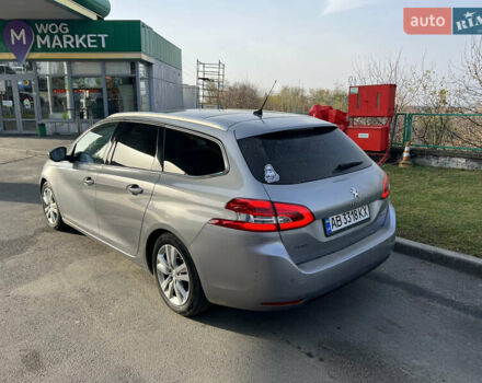Серый Пежо 308, объемом двигателя 1.56 л и пробегом 250 тыс. км за 8900 $, фото 3 на Automoto.ua