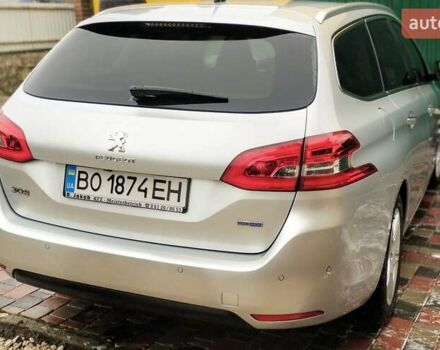 Сірий Пежо 308, об'ємом двигуна 1.56 л та пробігом 222 тис. км за 10500 $, фото 3 на Automoto.ua