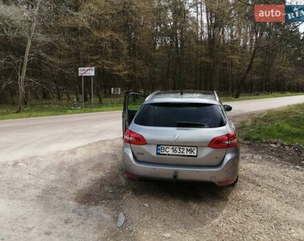 Серый Пежо 308, объемом двигателя 1.56 л и пробегом 250 тыс. км за 10100 $, фото 8 на Automoto.ua