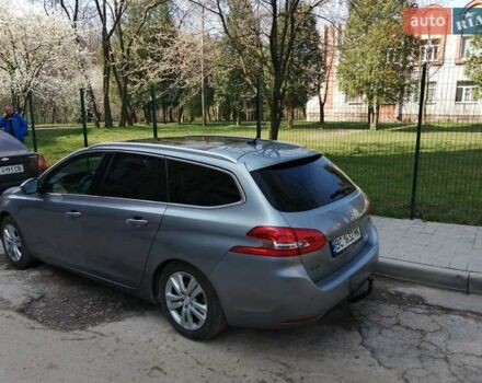 Серый Пежо 308, объемом двигателя 1.56 л и пробегом 250 тыс. км за 10100 $, фото 3 на Automoto.ua