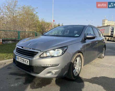 Серый Пежо 308, объемом двигателя 1.56 л и пробегом 250 тыс. км за 8900 $, фото 1 на Automoto.ua