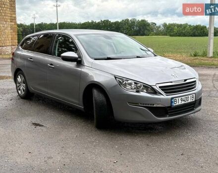Серый Пежо 308, объемом двигателя 1.6 л и пробегом 237 тыс. км за 10400 $, фото 1 на Automoto.ua