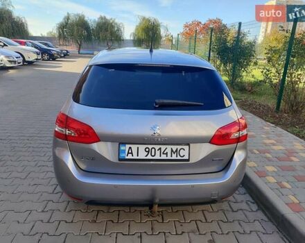 Сірий Пежо 308, об'ємом двигуна 1.56 л та пробігом 266 тис. км за 9800 $, фото 2 на Automoto.ua