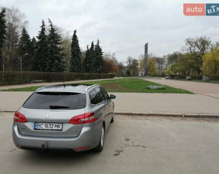 Серый Пежо 308, объемом двигателя 1.56 л и пробегом 250 тыс. км за 10100 $, фото 14 на Automoto.ua