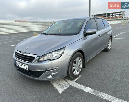 Серый Пежо 308, объемом двигателя 1.56 л и пробегом 228 тыс. км за 9200 $, фото 1 на Automoto.ua