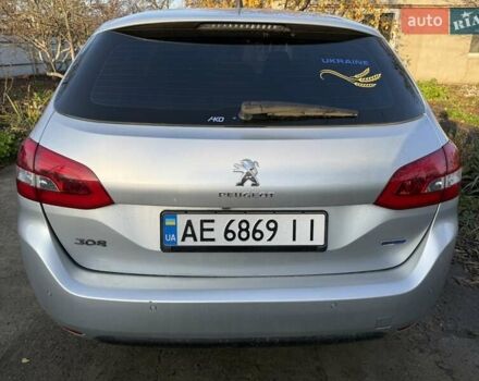Серый Пежо 308, объемом двигателя 1.56 л и пробегом 192 тыс. км за 12600 $, фото 4 на Automoto.ua