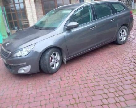 Серый Пежо 308, объемом двигателя 1.56 л и пробегом 160 тыс. км за 8000 $, фото 1 на Automoto.ua