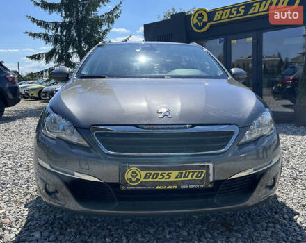Сірий Пежо 308, об'ємом двигуна 1.56 л та пробігом 195 тис. км за 10700 $, фото 1 на Automoto.ua