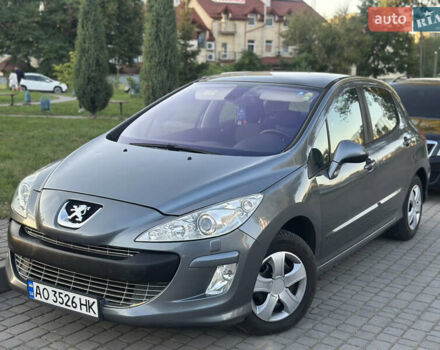 Серый Пежо 308, объемом двигателя 1.6 л и пробегом 191 тыс. км за 3750 $, фото 1 на Automoto.ua