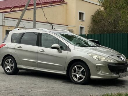 Серый Пежо 308, объемом двигателя 1.6 л и пробегом 250 тыс. км за 6200 $, фото 1 на Automoto.ua